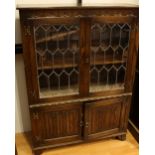 A Jaycee furniture oak side cabinet,