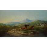 Henry Brittan Willis (1810 - 1884) In the Shadow of Snowdonia signed, oil on canvas,