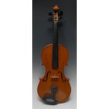 A violin, the two-piece back 36.