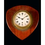 A lacquered brass marine timepiece,