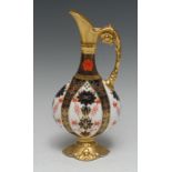 A Royal Crown Derby 1128 pattern Kedleston ewer, 25cm high,