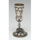 A Renaissance Revival silver figural cup,