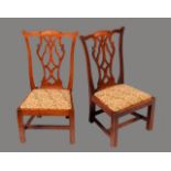 A pair of 19th century Scottish oak 'gossip chairs', probably by Wheeler of Arncroach, Fife,