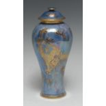 A Wedgwood Dragon lustre baluster vase and cover, designed by Daisy Makeig-Jones,