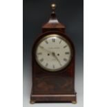 A George III mahogany bracket clock, 19.