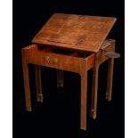 A George III mahogany architects table,