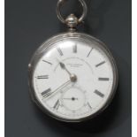An Edwardian silver cased Admiralty Chronometer open face pocket watch, John Forrest London,