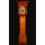 A George II walnut longcase clock,