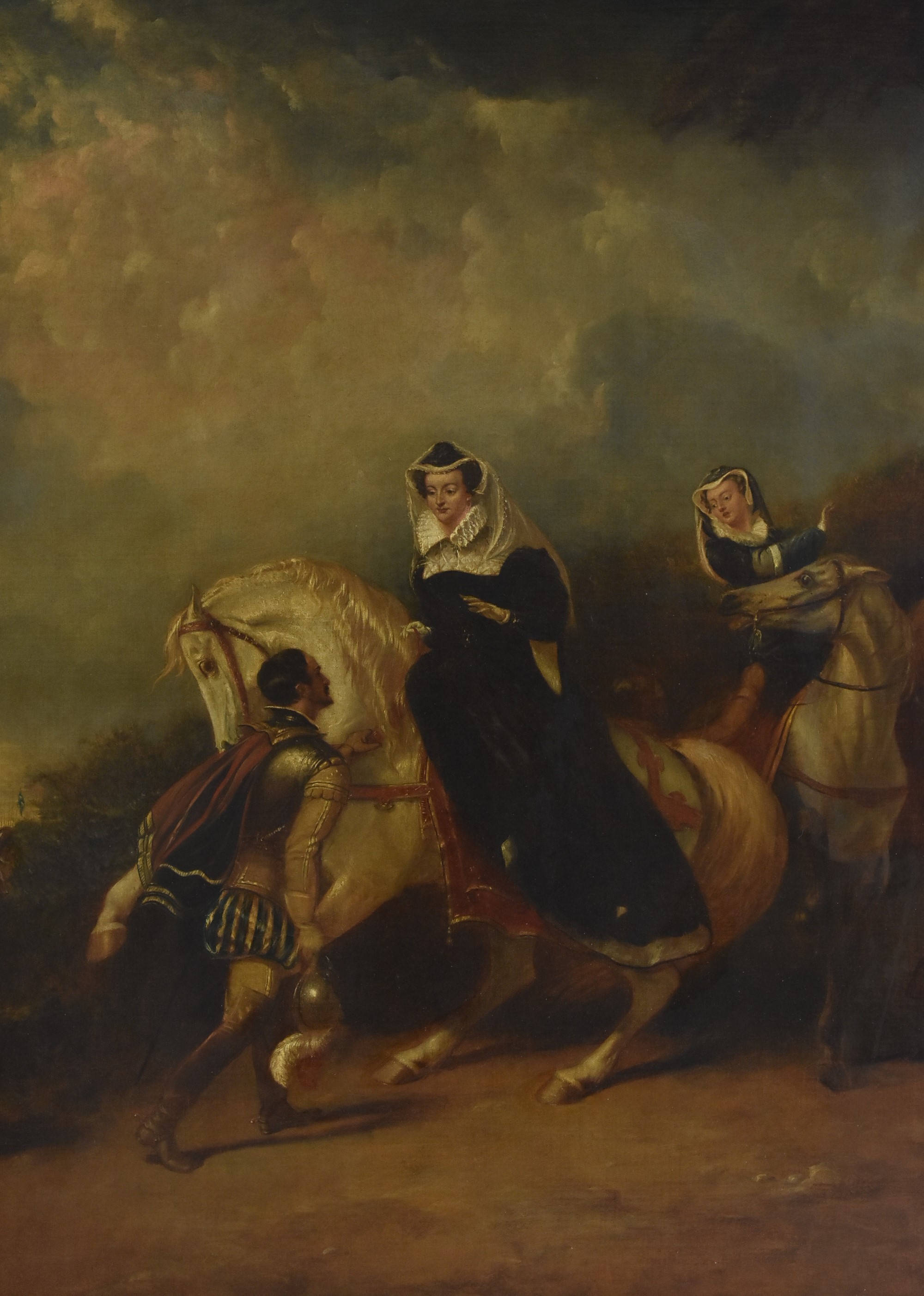 English School (19th century) The Arrest of Mary Queen of Scots oil on canvas, - Image 2 of 2