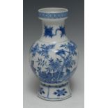 A Chinese baluster vase,