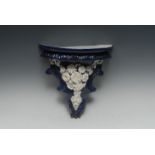 A Sampson Hancock Derby cartouche-shaped wall bracket, in the Rococo Revival taste,