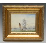 A English Porcelain rectangular plaque, painted by Stefan Nowacki,