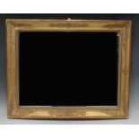 An early 19th century gilt framed mirror