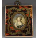French School (early 20th century), a portrait miniature,