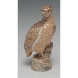 A KPM Berlin model, of a partridge, naturalistically modelled on a rock,