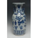 A large Chinese baluster vase,