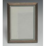 An Elizabeth II silver rectangular easel photograph frame, engine turned border, 20.