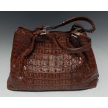 Luxury Fashion - a Zambezi Grace brown Nile crocodile lady's handbag,
