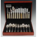 A set of silver Oak Leaf and Acorn flatware, for six, comprising dinner forks,