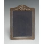 A Neo-Classical style silver easel photograph frame,