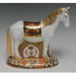 A Royal Crown Derby paperweight, Appleby Mare, specially commissioned by Sinclairs, limited edition,