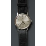 Omega - a vintage 1960's Seamaster DeVille Gentleman's wristwatch, silvered dial,