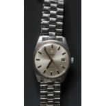 Omega - a Gentleman's automatic Geneve stainless steel cased bracelet wristwatch, Ref 166-041,