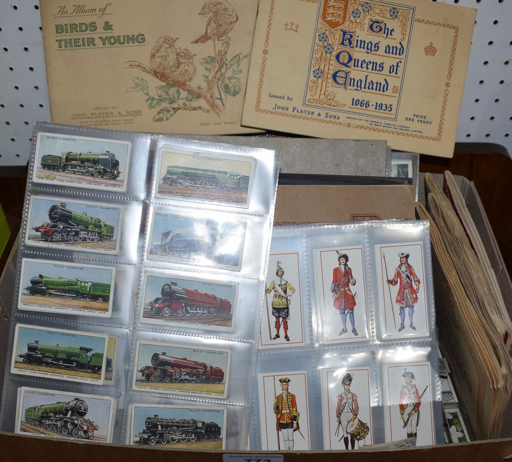 Cigarette and Trade Cards - loose and in albums including Wills, Players,