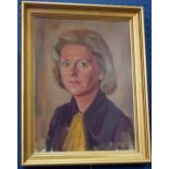 Peter Wardle (20th century) A Wry Smile signed, dated 1972, oil on canvas, 39.5cm x 29.