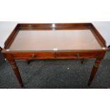 A Victorian mahogany side/serving table,