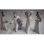 A Lladro figure, Boy Yawning; others, Boy In Nightshirt,