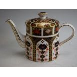 A Royal Crown Derby 1128 pattern teapot,