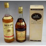 A bottle of Bell's Scotch Whisky,