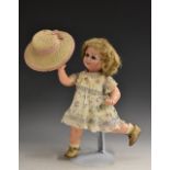 A Heubach Googlie character doll,