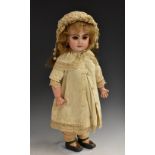 A Tete Jumeau bisque head Bebe, French circa 1885,