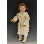 A Kammer & Reinhardt 101 bisque head character doll, 'Marie', c.
