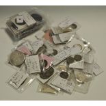 Coins - mixed George III and later,silver and other currencies,