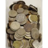 Mixed coins - English and foreign,