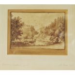 W** Lowe View in Matlock Dales signed, dated 1850,
