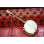 A Dallas 4 strong tenor banjo,