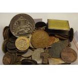 Coins; tokens; medallions; brooches;