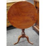 A George III tilt top occasional table, c.