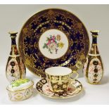 A Royal Crown Derby Celandine pattern Collector's Box,