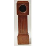 An early 20th century mahogany novelty pocket watch stand,