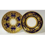 A decorative Royal Worcester fine bone china plate;