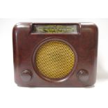 A Bush Bakelite radio Type DAC90