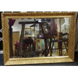 A substantial ornate mirror,