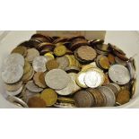 Mixed coins - English and foreign,