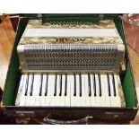 An Alvari piano accordion 120 bass