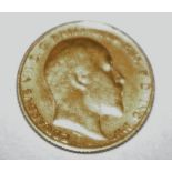 A half sovereign,